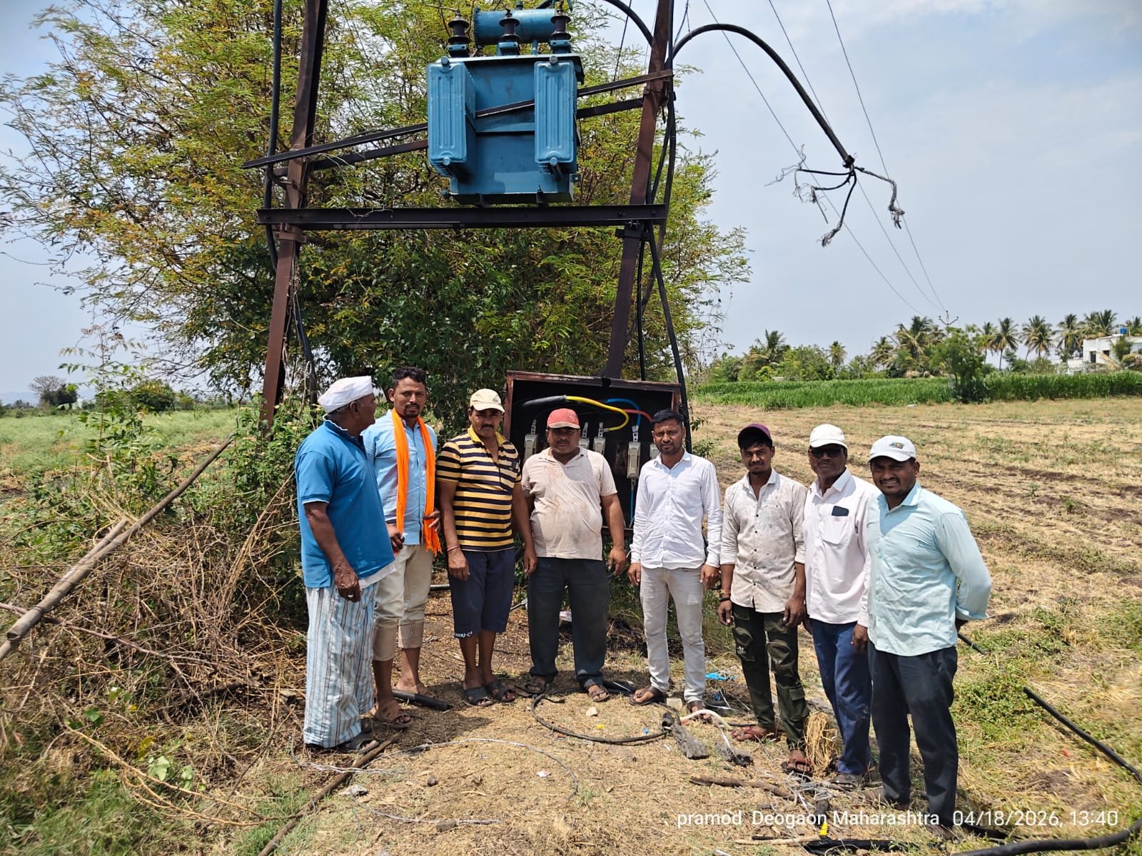 संगमनेरला जळालेले ८०० विजरोहित्र नि: शुल्क बसविले, आमदार अमोल खताळ यांच्या सूचने नुसार अवघ्या ३ ते ४ दिवसांत वीज रोहित्र  उपलब्ध